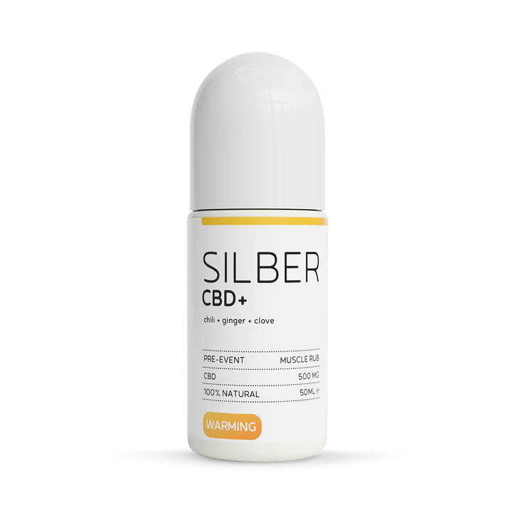 Silber CBD+ Pre-Event Warming Muscle Rub 50ml