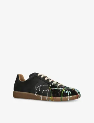 MAISON MARGIELA Replica Painter leather low-top trainers - EUR 41.5 / 7.5 UK MEN detail 3