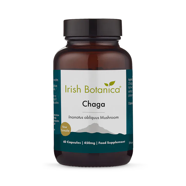 Irish Botanica Chaga Mushroom Capsules - 60's