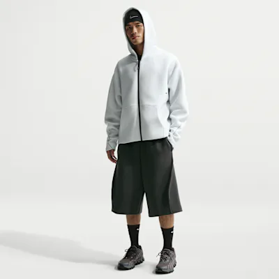 Nike Tech Men's Oversized Fleece Shorts - Anthracite/Black in Anthracite/Black – Nike men's and unisex