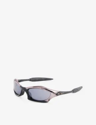 REFor Him Pre-Loved Oakley Splice Rectangle-Frame Acetate Sunglasses detail 2