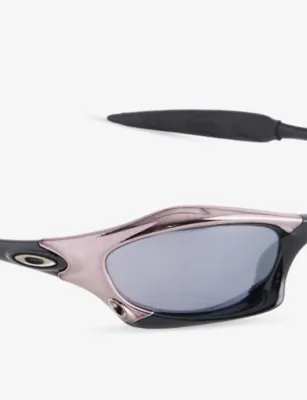 REFor Him Pre-Loved Oakley Splice Rectangle-Frame Acetate Sunglasses detail 3