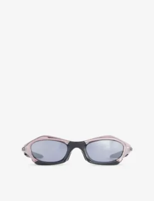 REFor Him Pre-Loved Oakley Splice Rectangle-Frame Acetate Sunglasses