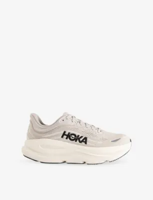 DECKERS HOKA Bondi 9 Mesh Trainers - 9.5 in RIVER ROCK GREY ALABASTE – Mens | Trainers | Lace up trainers