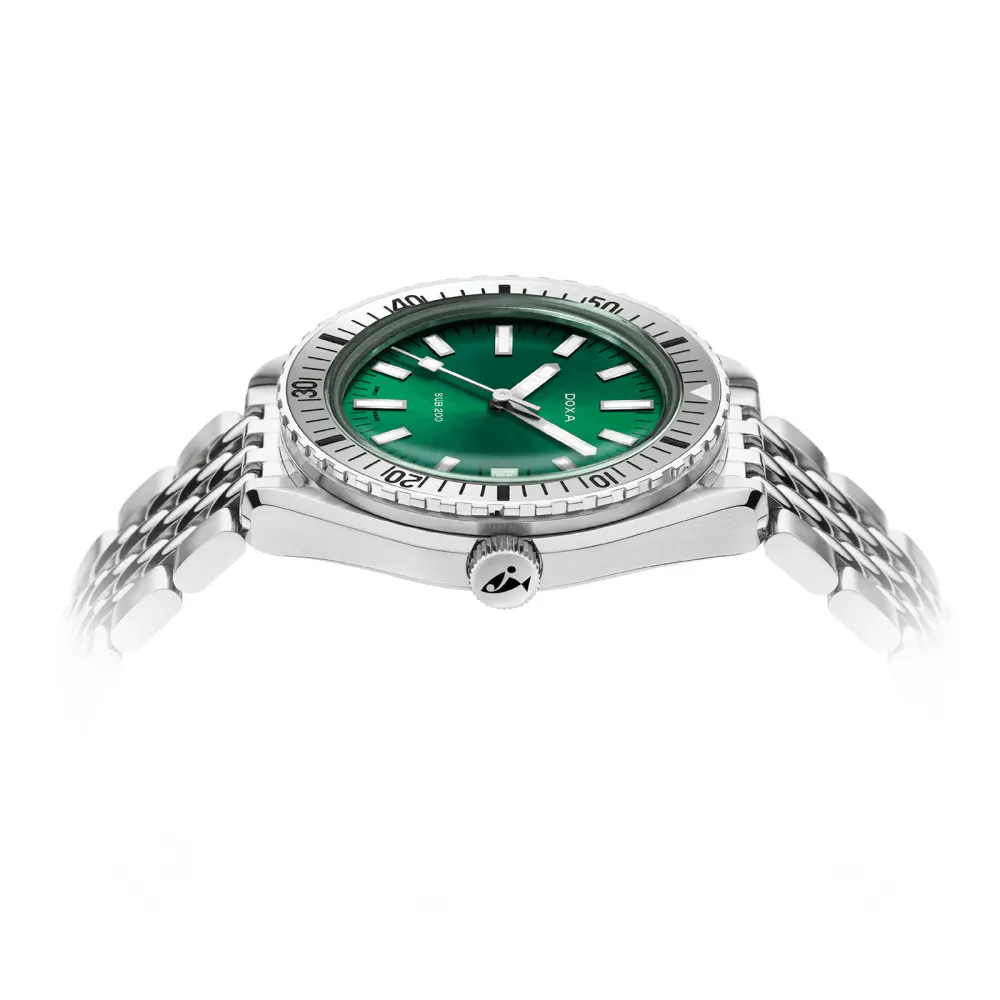 DOXA Sub 200 Sea Emerald 42mm Mens Watch Green in Green, additional product view 3
