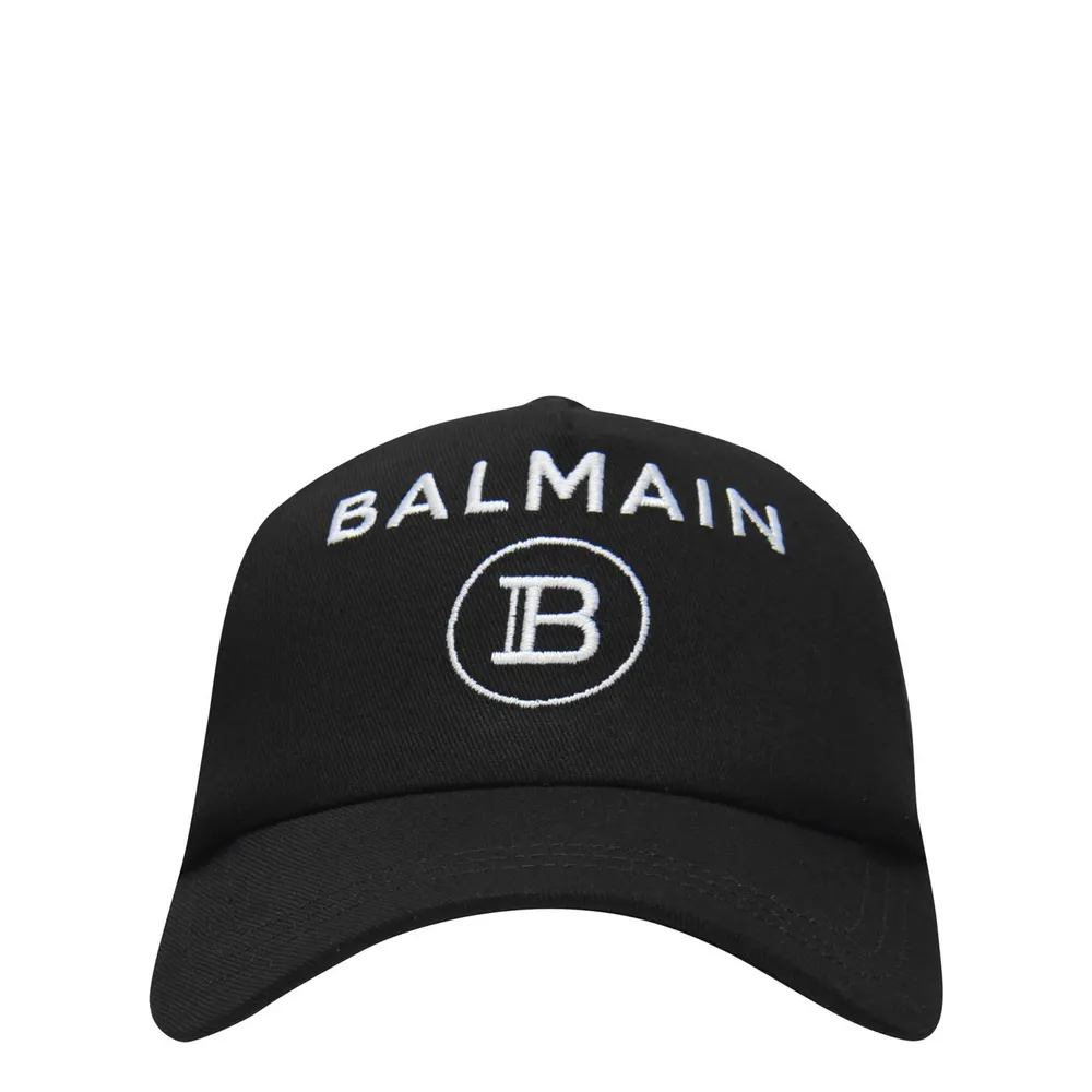 Balmain Logo Baseball Cap detail 2