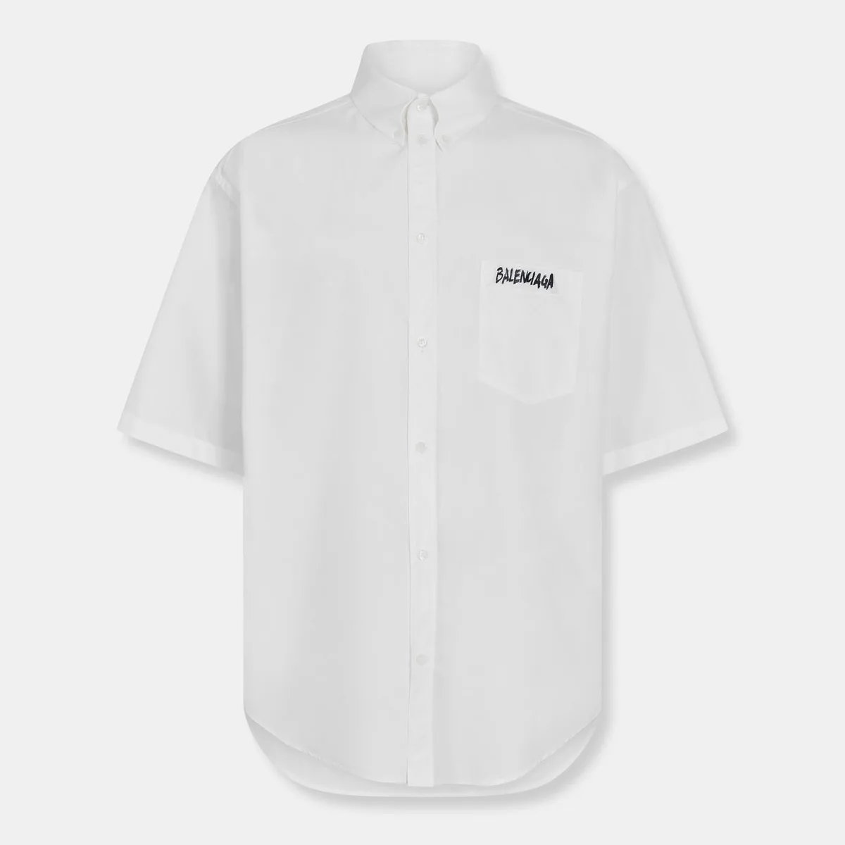 Balenciaga Men's Bal Short Sleeve Oversized T-Shirt