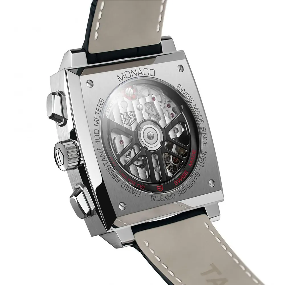 TAG Heuer Monaco Calibre Heuer 02 39mm Mens Watch in Blue, additional product view 2