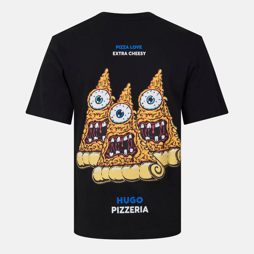 Hugo Nizzerio T-Shirt in Black, additional product view 2