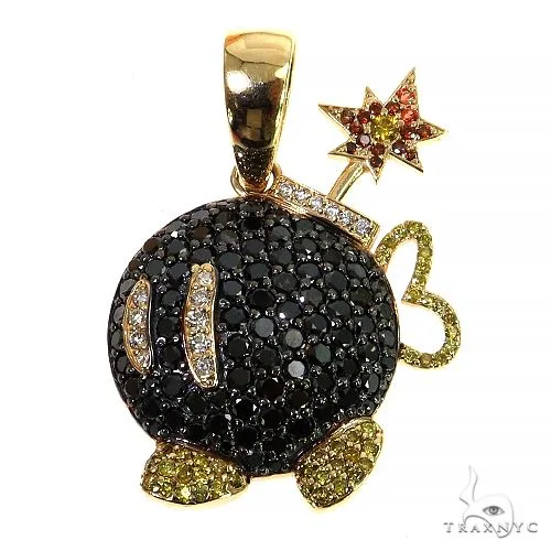 RINA - For Him FACTORY Mini Super Mario Bomb Pendant 68219 in Rose Gold – Pendant