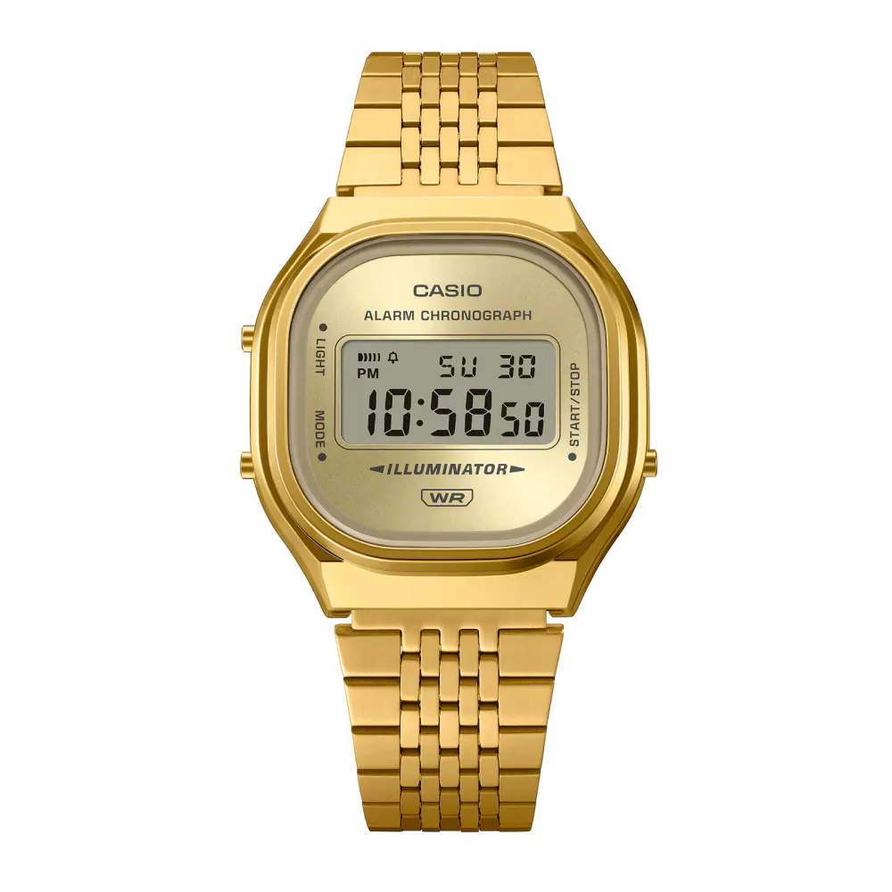 Casio Vintage 39mm Unisex Watch Gold in Gold, additional product view 2