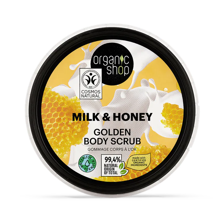 Organic Shop Milk & Honey Golden Body Scrub 250ml detail 2