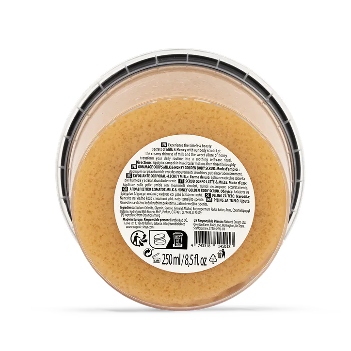 Organic Shop Milk & Honey Golden Body Scrub 250ml detail 3