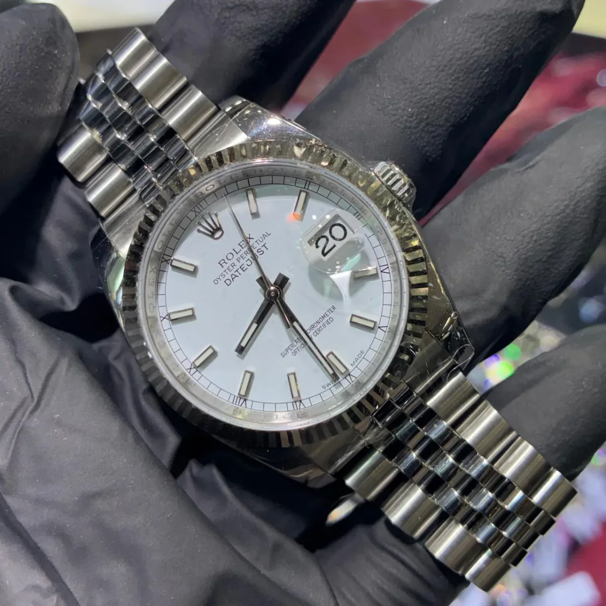 ANKUR - For Him WATCHES 2013 Rolex Datejust 36mm | Oystersteel | White Stick Dial – Watch
