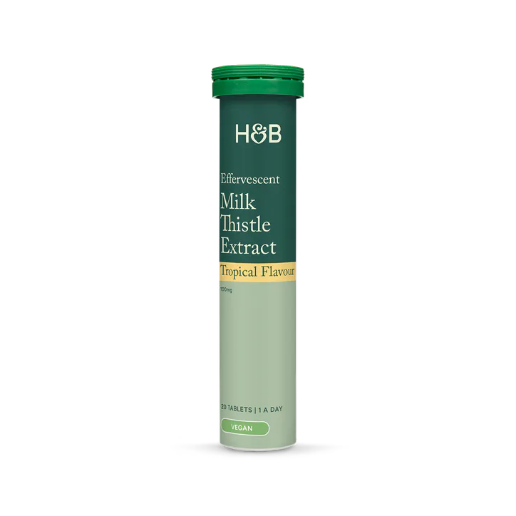 For Him Effervescent Milk Thistle Extract 100mg Tropical Flavour 20 Tablets