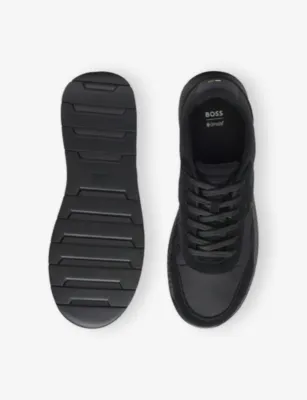 BOSS Running Mesh And Suede Trainers - EUR 44 / 10 UK MEN detail 2
