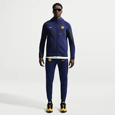 Nike Inter Milan Tech Fleece Men's Nike Football Joggers - Blue Void/University Gold
