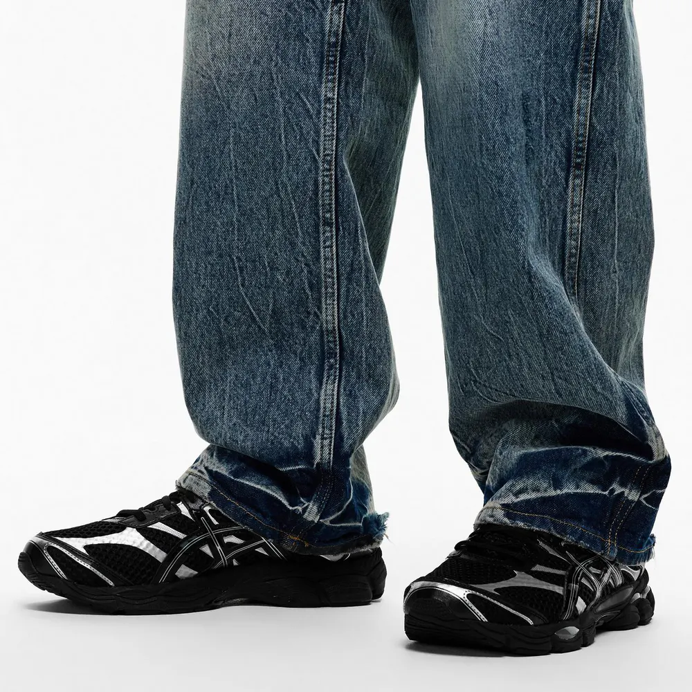 Asics Mens GEL-Cumulus 16 FluidRide GEL Cushioning Trainers in Black/Black, additional product view 3