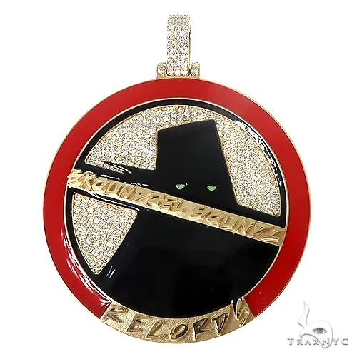 RINA - For Him CUSTOM Custom Made Scoundrel Soundz Diamond Pendant 66924 in Rose Gold – Pendant