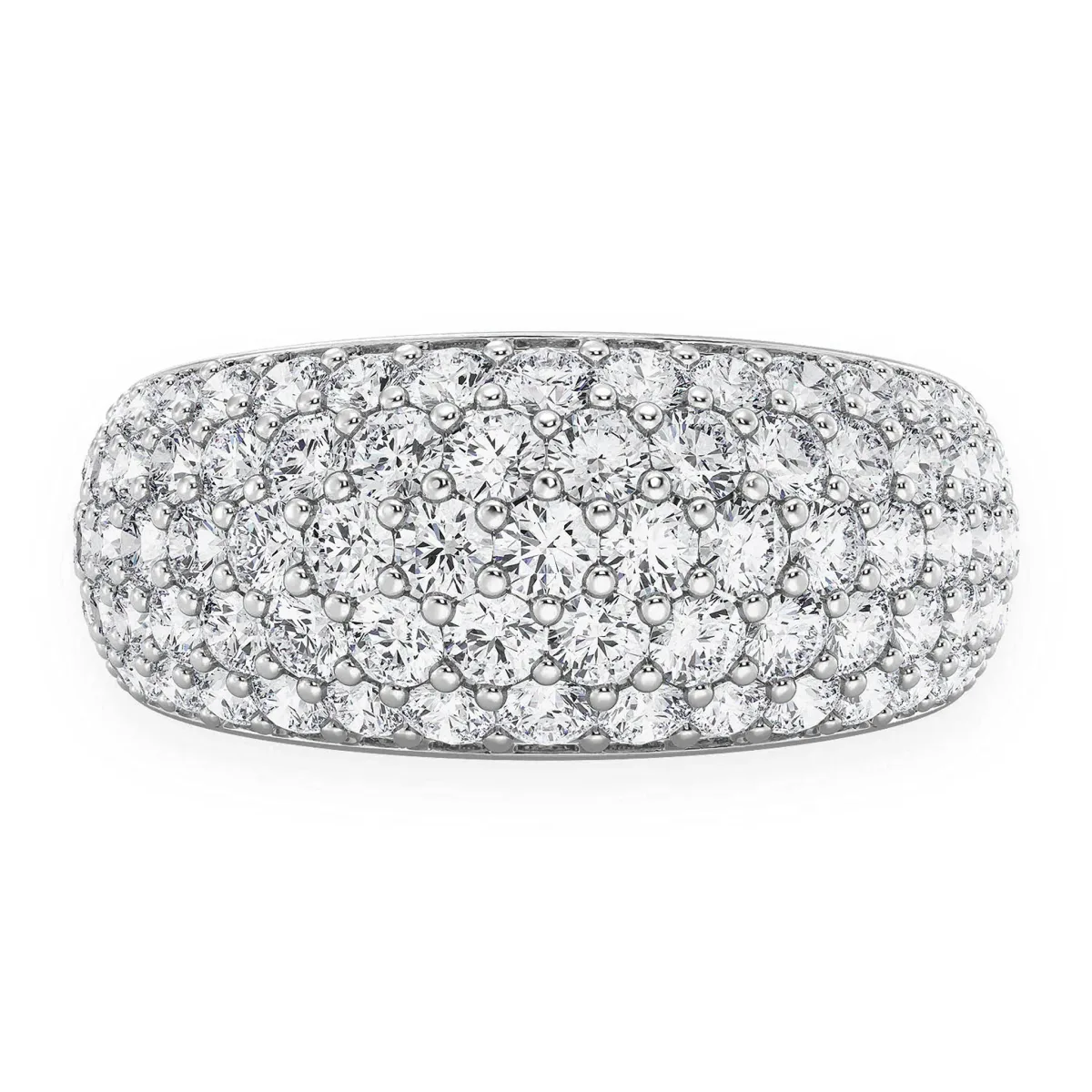 For Him Bubbly Diamond Ring in White Gold / Natural Diamond – Ring