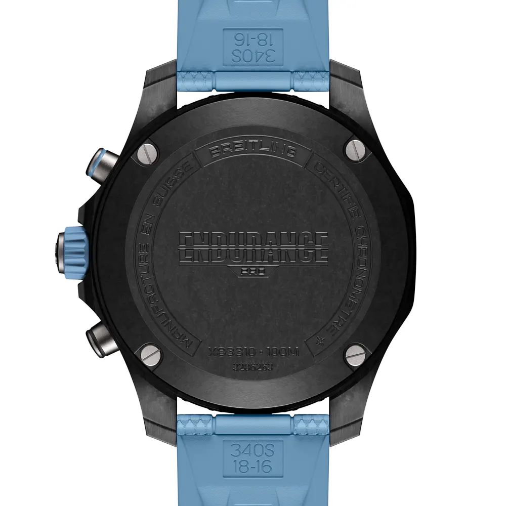 Breitling Endurance Pro 38mm Unisex Watch Blue Rubber detail 2