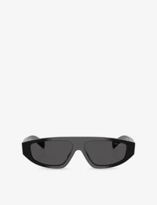 PRADA PR C02S Irregular-Frame Acetate Sunglasses