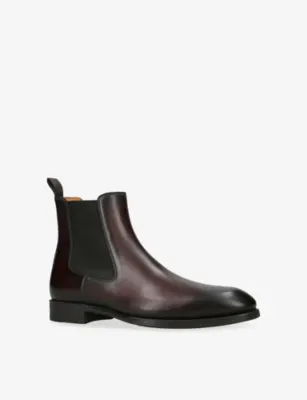MAGNANNI Madison Leather Chelsea Boots - EUR 45 / 11 UK MEN in BLACK, additional product view 3