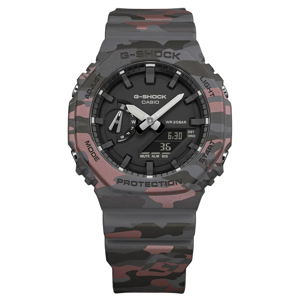 G Shock GA-2100CM Digital Watch in Camouflage – Accessories