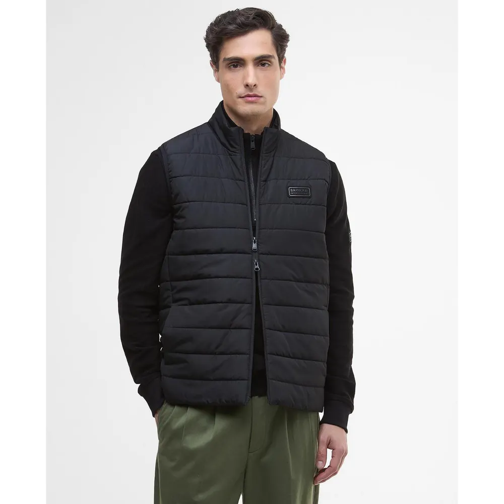 Barbour International Men's Aldon Quilted Sleeveless Slim Fit Gilets detail 2
