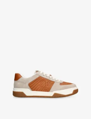 VALENTINO GARAVANI Sparry Leather Trainers - EUR 45 / 11 UK MEN in TAN COMB – Mens | Trainers | Lace up trainers