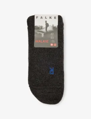 FALKE Walkie Ergo Stretch Wool-Blend Socks - Graphit Mel - 8-9 detail 2