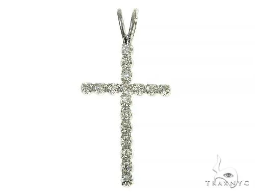 MARYAM - CLOSE OUT Small Round Cut Cross 4 2005 in Rose – Pendant