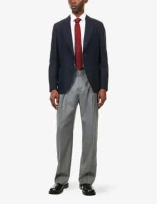 PAUL SMITH Single-Breasted Unlined Wool Blazer detail 2