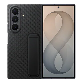 Samsung Carbon Standing Case & A-R Film (2pk) for Galaxy Z Fold8 Ultra