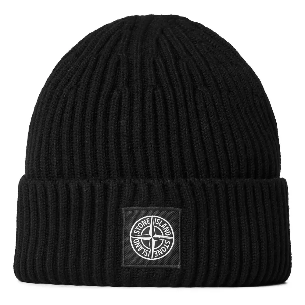 Stone Island Stone Patch Beanie Sn64