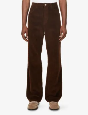 MARNI Wide-Leg Corduroy Cotton Trousers detail 3
