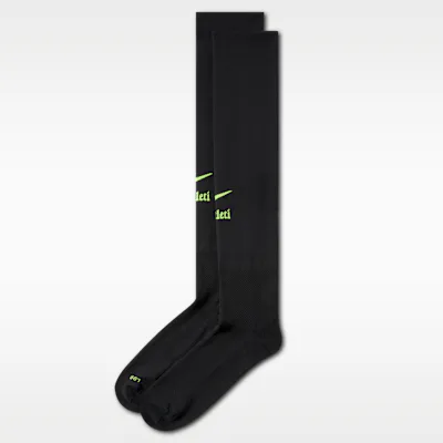 Nike Atlético Madrid VaporFast Away Nike Dri-FIT ADV Football Knee-High Socks - Black/Volt