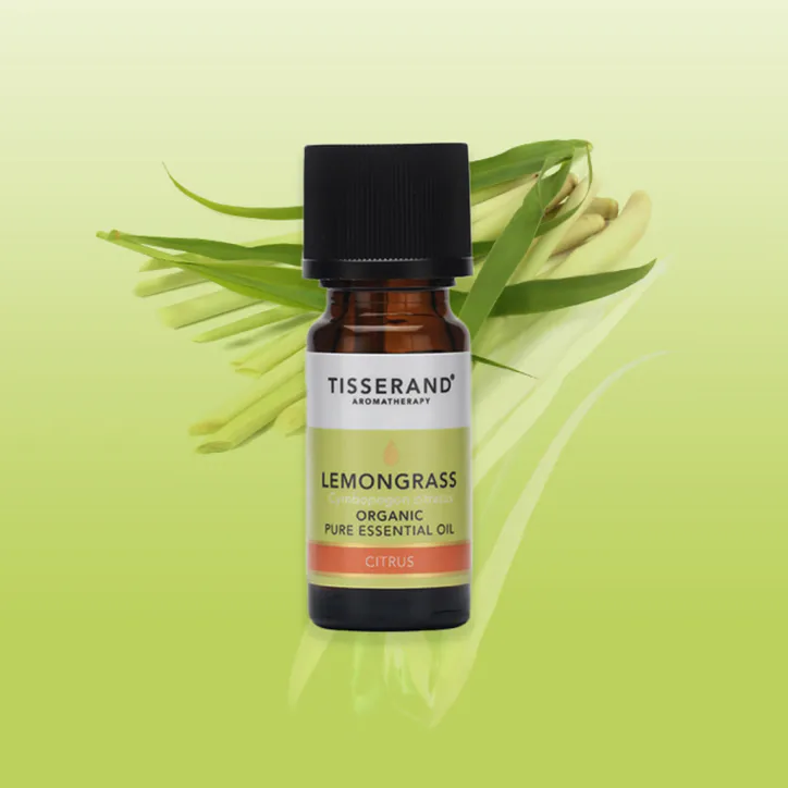 Tisserand Lemongrass Organic Pure Essential Oil 9ml detail 2