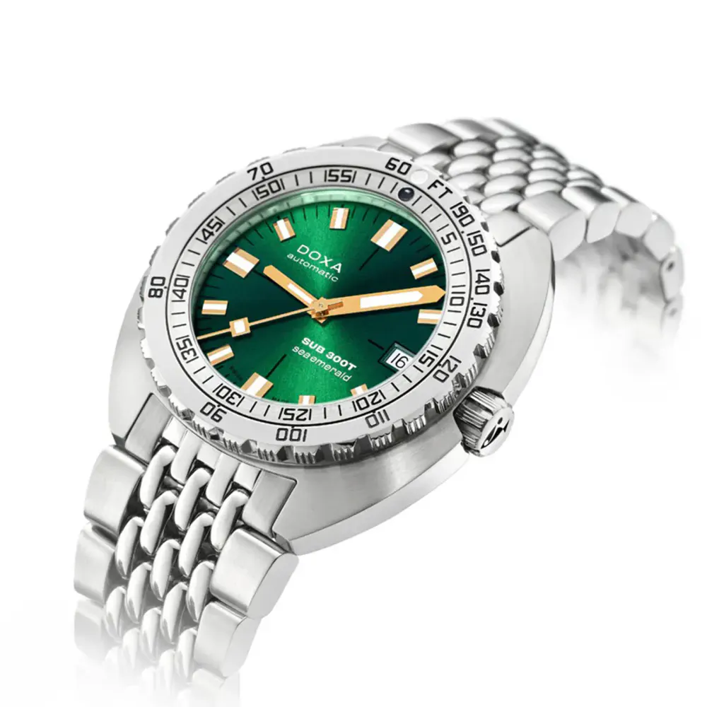 DOXA SUB 300T 42.50mm X 44.50mm Mens Watch in Green, additional product view 2