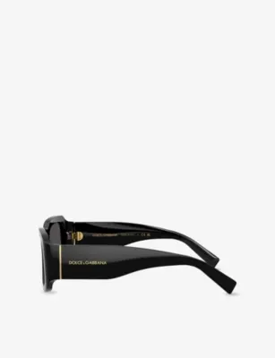 DOLCE & GABBANA DG4503 Rectangular-Frame Acetate Sunglasses detail 3