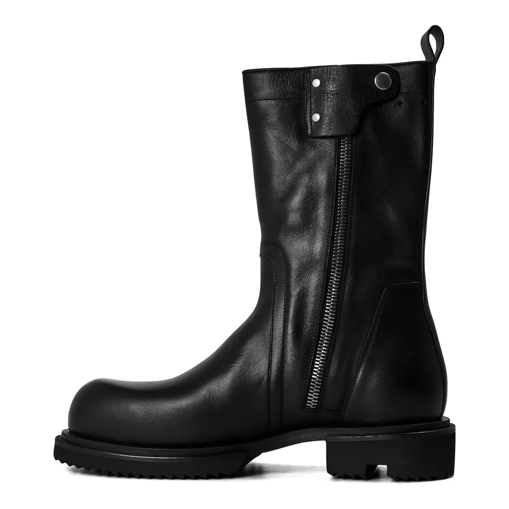 Rick Owens Creeper Gabe Boot in Black, additional product view 2