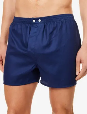 DEREK ROSE Lombard Classic-Fit Cotton Boxer Shorts detail 3