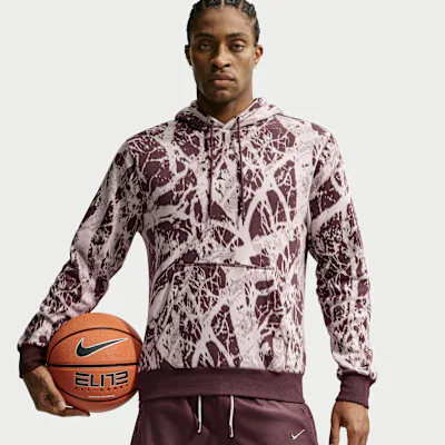 Nike Ja Nike Club Men's Basketball Hoodie - Burgundy Crush