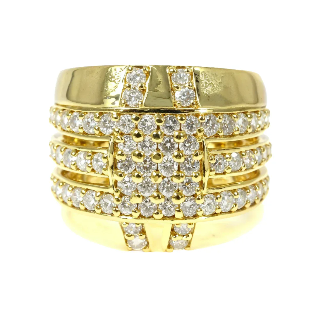 RINA - For Him FACTORY Mens 18k Buckled Up Ring 11684 in Rose Gold / 9 – Ring
