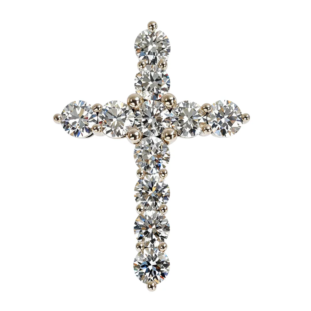 AHMED - For Him CVD 30 Pointer Diamond Cross 67751 in Rose – Pendant