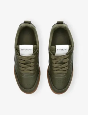 GIVENCHY Yard Leather and Suede Trainers - EUR 41 / 7 UK MEN in KHAKI, additional product view 2