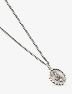 SERGE DENIMES Fortuna 925 Sterling Silver Pendant Necklace detail 3