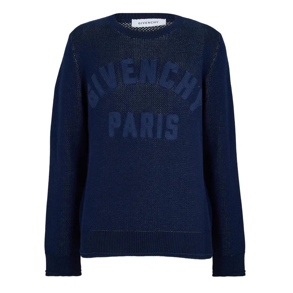 GIVENCHY Men's GIV Logo Crew Neck Jumper