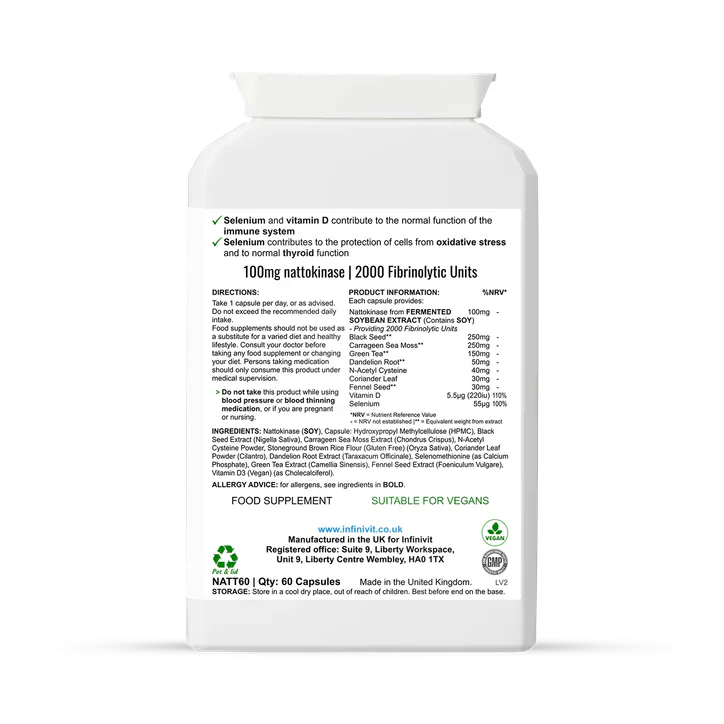 InfiniVit NattoBotanica Fusion 60 Capsules detail 2