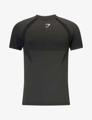 GYMSHARK Shadow Seamless Muscle-Fit Stretch-Woven T-Shirt